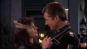 Delenn and Sheridan, from "Babylon 5"