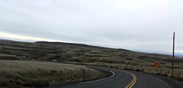 Not quite Jupiter, but this sure is a long road through the middle of nowhere