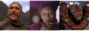 The Mentor character: Bra'tac from Stargate, Guinan from Star Trek, and Kosh from Babylon 5